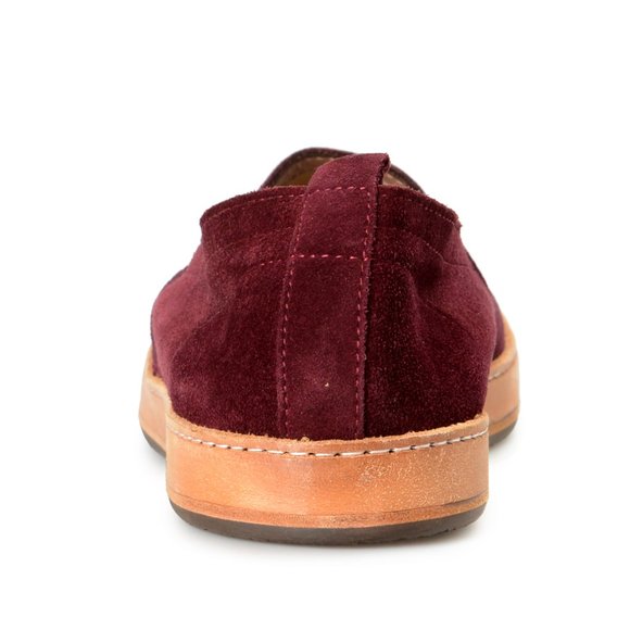 Officina Slowear Men\'s Purple Suede Leather Loafers Shoes US 9 IT 42